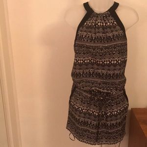 Cache shorts halter romper